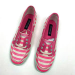 Load image into Gallery viewer, Sperry Topsider Girls Coral Stripe Cruiser 5 NWT
