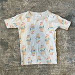 Load image into Gallery viewer, Hanna Andersson Ice Cream Pajamas 100 cm 4T
