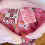 Load image into Gallery viewer, Vintage Kids N' Fun Pink Bunny Shortall Romper 12 Months
