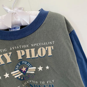 Vintage OshKosh B'gosh Boys Pilot Shirt 5T USA