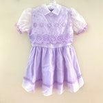 Load image into Gallery viewer, Vintage Claire Brooke Originals Sheer Purple Party Dress

