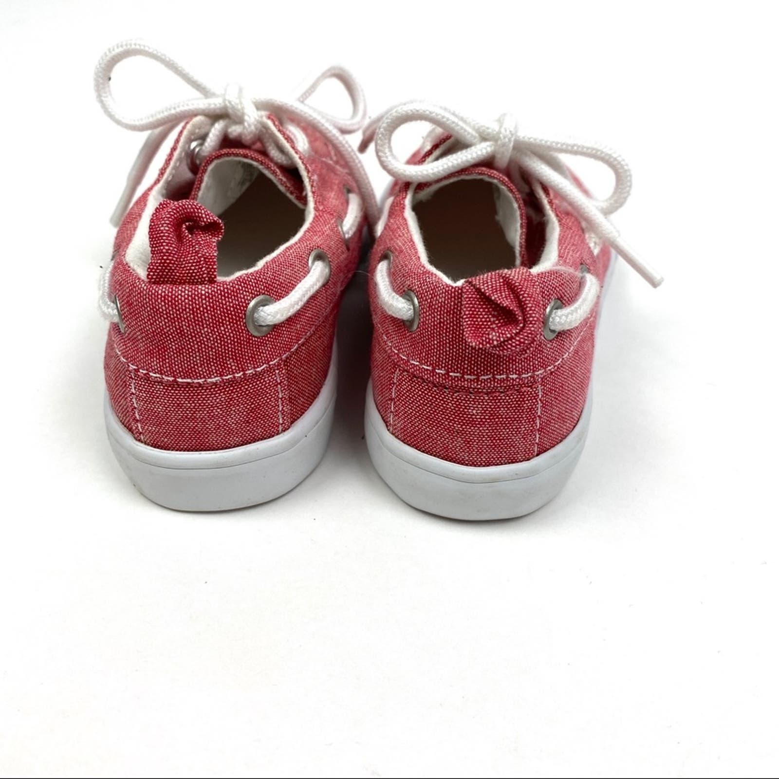 Gymboree Boys Red Canvas Boat Shoes Toddler 7