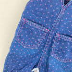 Load image into Gallery viewer, Vintage Healthtex Floral Denim Overalls 3 Months
