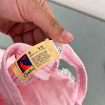Load image into Gallery viewer, Vintage Carter's Soft Pink Bunny Cat Overalls 9 Months USA
