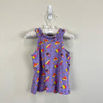 Load image into Gallery viewer, Vintage Small Steps Purple Ice Cream Tank Top 24 Months
