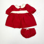 Load image into Gallery viewer, Kitestrings Baby Red Holiday Dress 3 Months NWT
