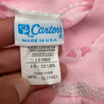 Load image into Gallery viewer, Vintage Carter's Pink Two Piece Pajama Set 12 Months USA

