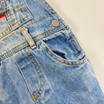 Load image into Gallery viewer, Vintage Hopscotch Blue Jean Overalls 12 Months
