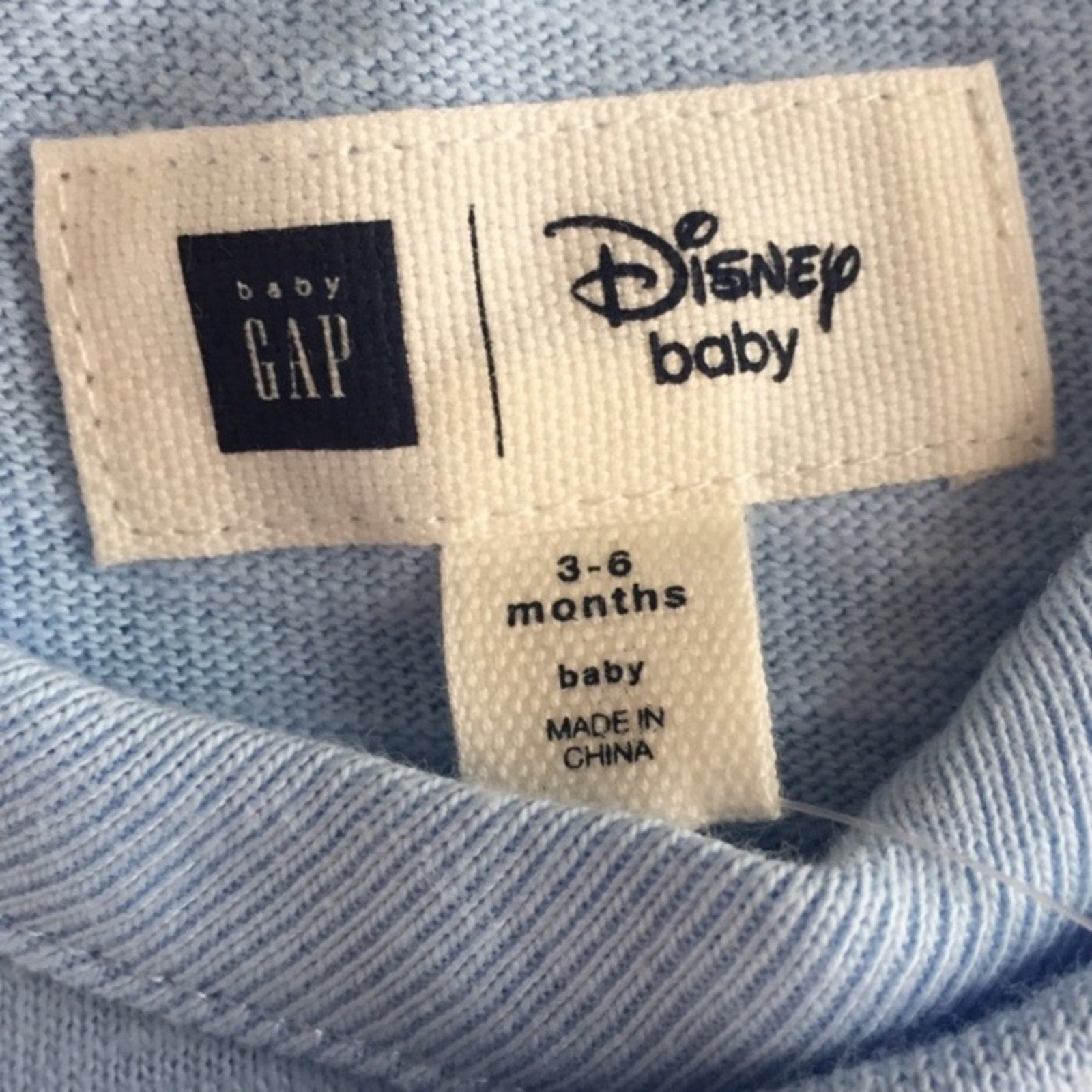 Baby Gap Blue Dumbo Circus Disney Sweatshirt 3-6 Months NWT