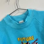 Load image into Gallery viewer, Vintage Future Firefighter Blue Pullover Sweatshirt 6-8 USA
