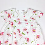 Load image into Gallery viewer, Emile et Rose White Pink Floral Dress 12 Months
