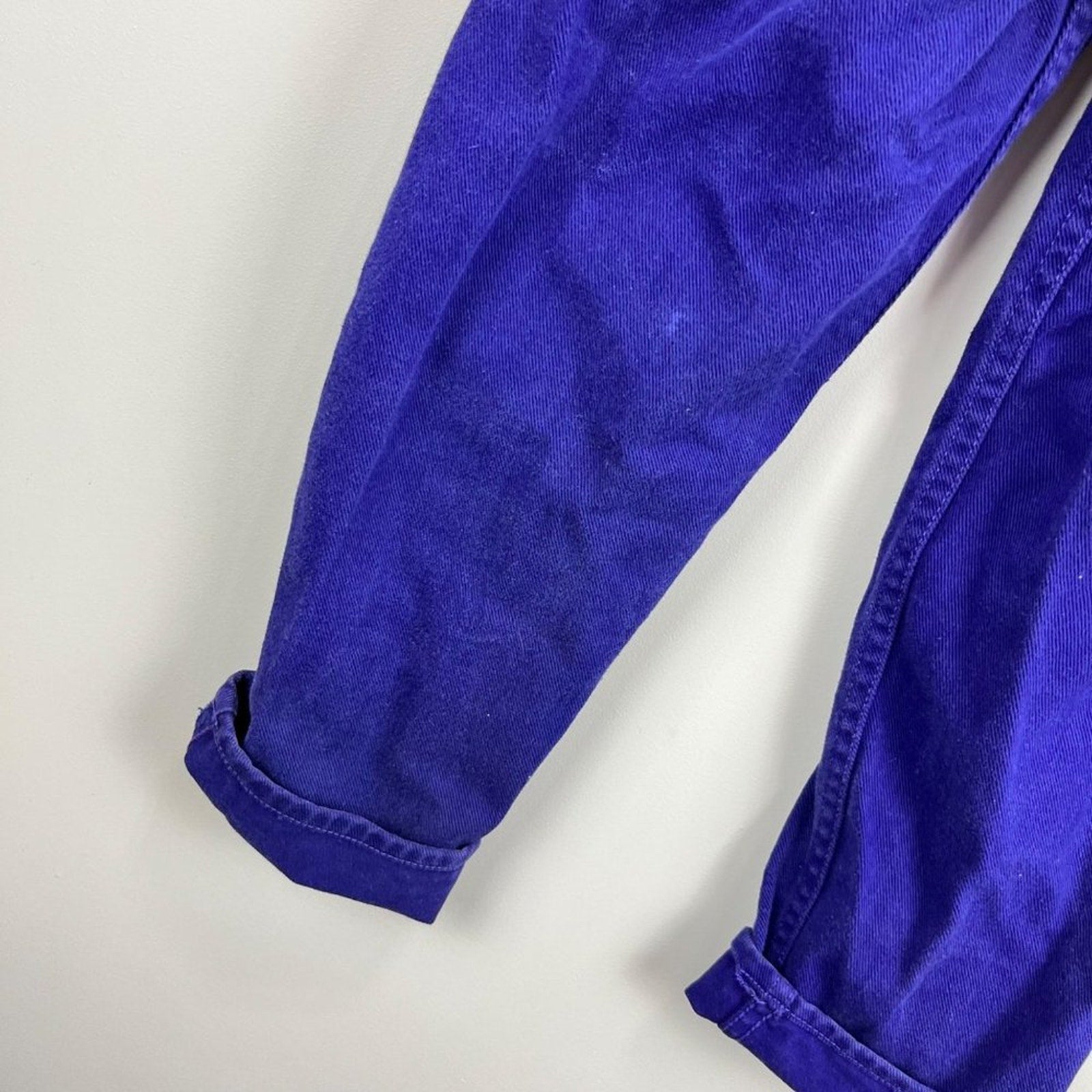 Vintage The Place Purple Jean Jacket Pants Set 6/8