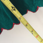 Load image into Gallery viewer, Vintage Green Velvet Holiday Pinafore Dress 12 Months

