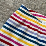 Load image into Gallery viewer, Hanna Andersson Classic Capri Leggings Rainbow Stripe 100 cm 4T
