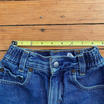 Load image into Gallery viewer, Vintage Levi's 566 Loose Fit Cut Off Blue Jean Shorts Toddler Girl 4T
