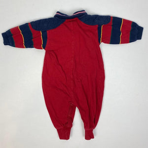 Vintage OshKosh B'gosh Boys Red Coverall 9 Months