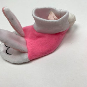 Vintage 90s Baby Girl Bunny Slippers