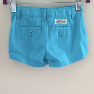 Ralph Lauren Blue Cotton Chino Shorts 2T