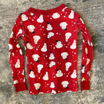 Load image into Gallery viewer, Hanna Andersson Red Snowman Pajamas 110 cm 5T
