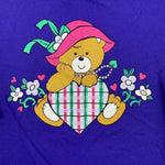 Load image into Gallery viewer, Vintage New Moves Purple Bear Sweatshirt 6
