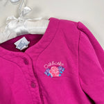 Load image into Gallery viewer, Vintage OshKosh B'gosh Girls Pink Cardigan Sweatshirt 6 USA
