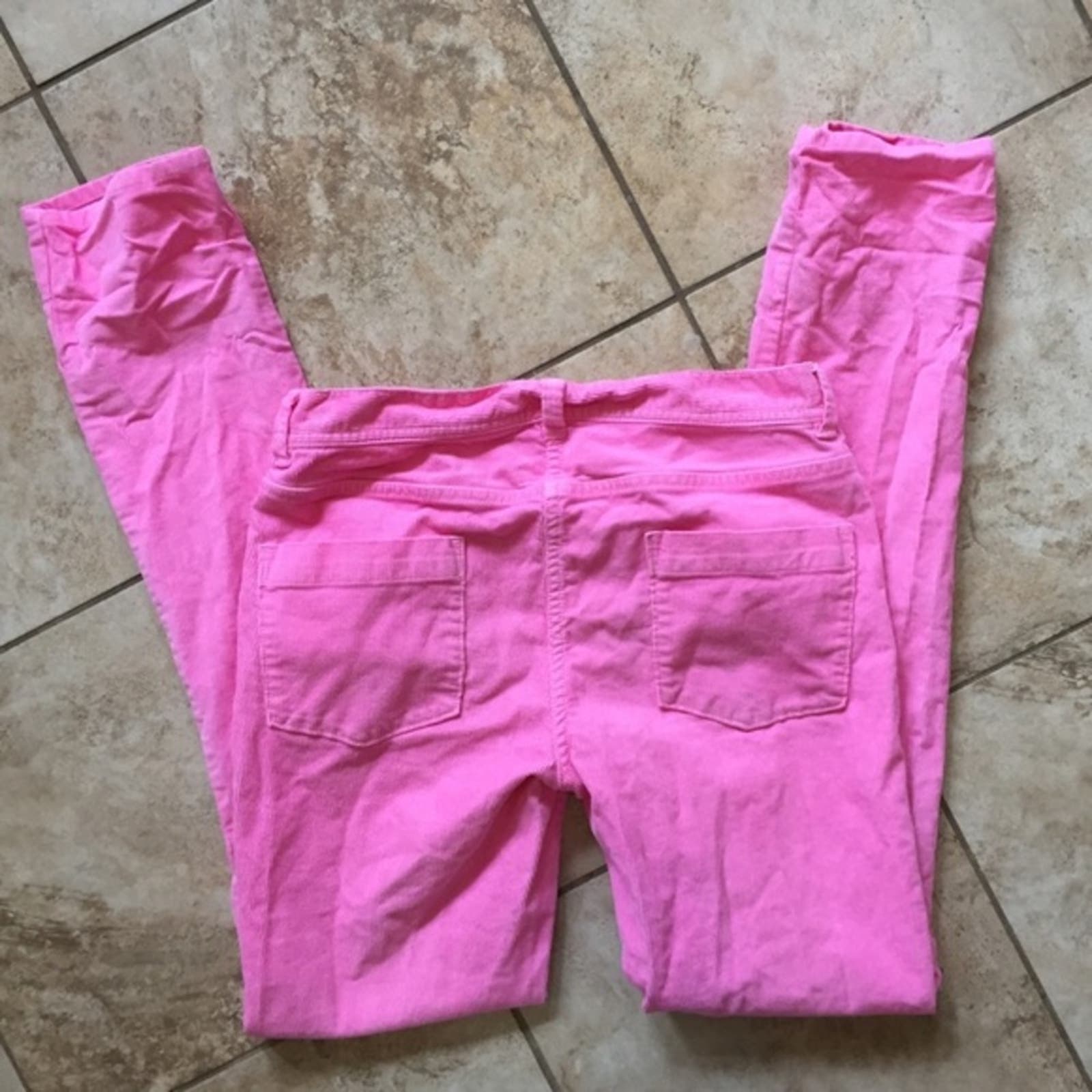 J. Crew Girls Pink Garment-Dyed Riley Cord