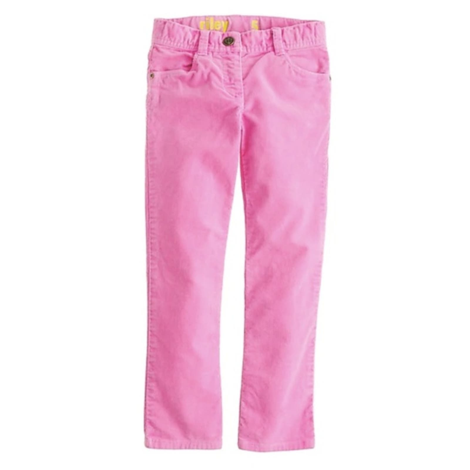 J. Crew Girls Pink Garment-Dyed Riley Cord