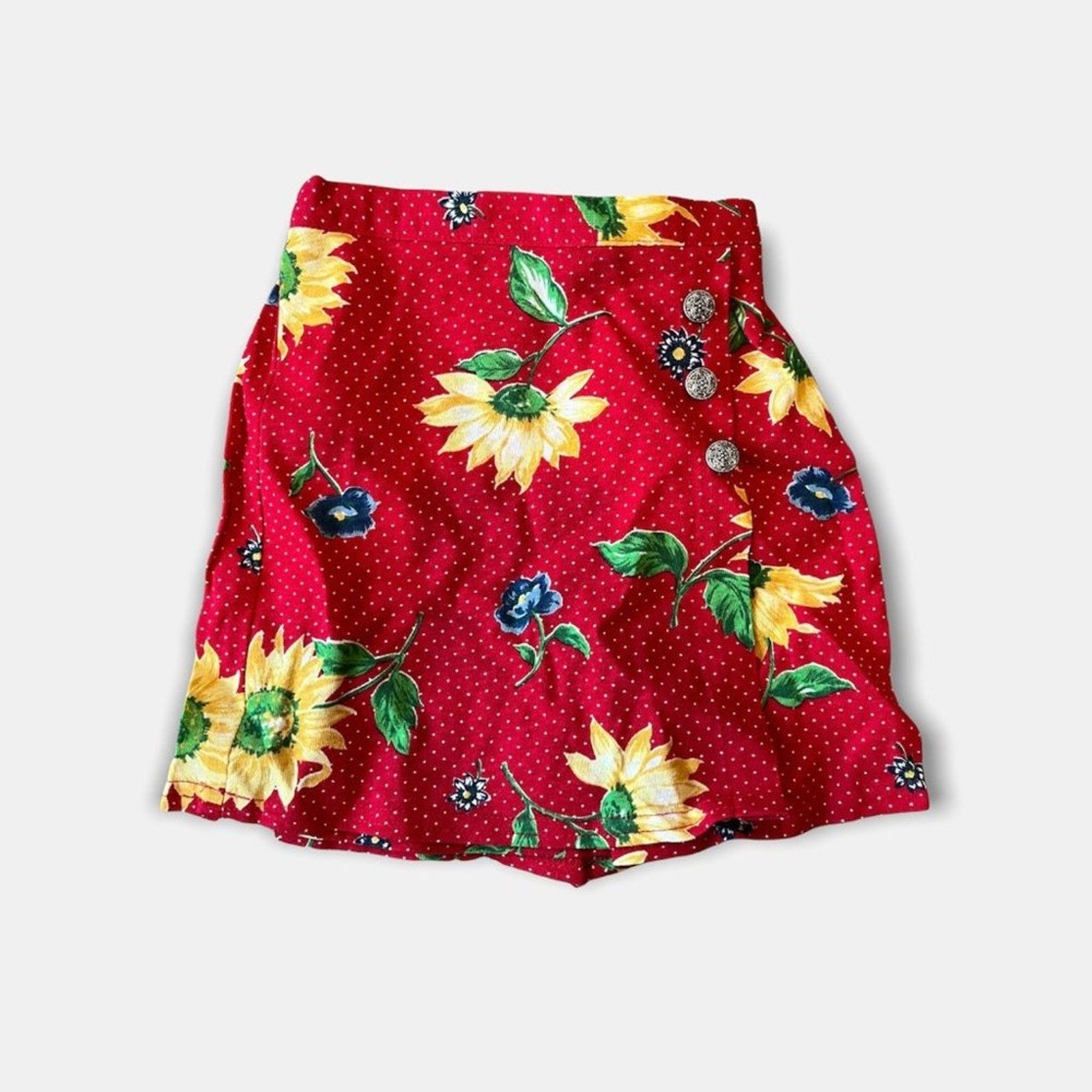 Vintage Great Escape Sunflower Skort Medium