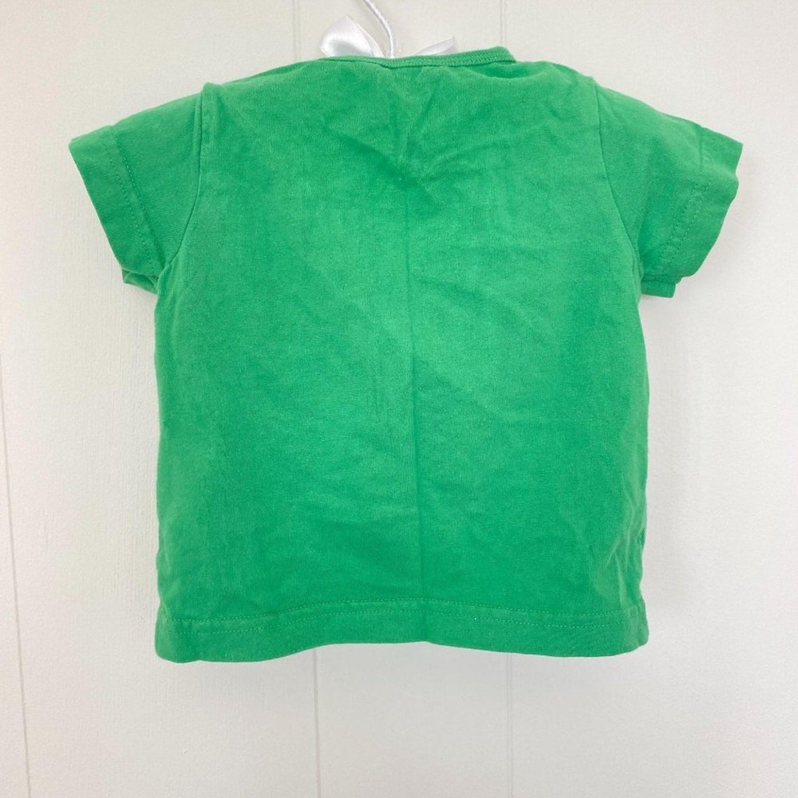 Mini Boden Green Bird Tee 3-6 Months