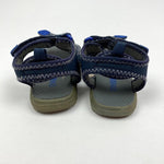 Load image into Gallery viewer, Gymboree Navy Blue Sandals Baby Toddler Boy Size 6
