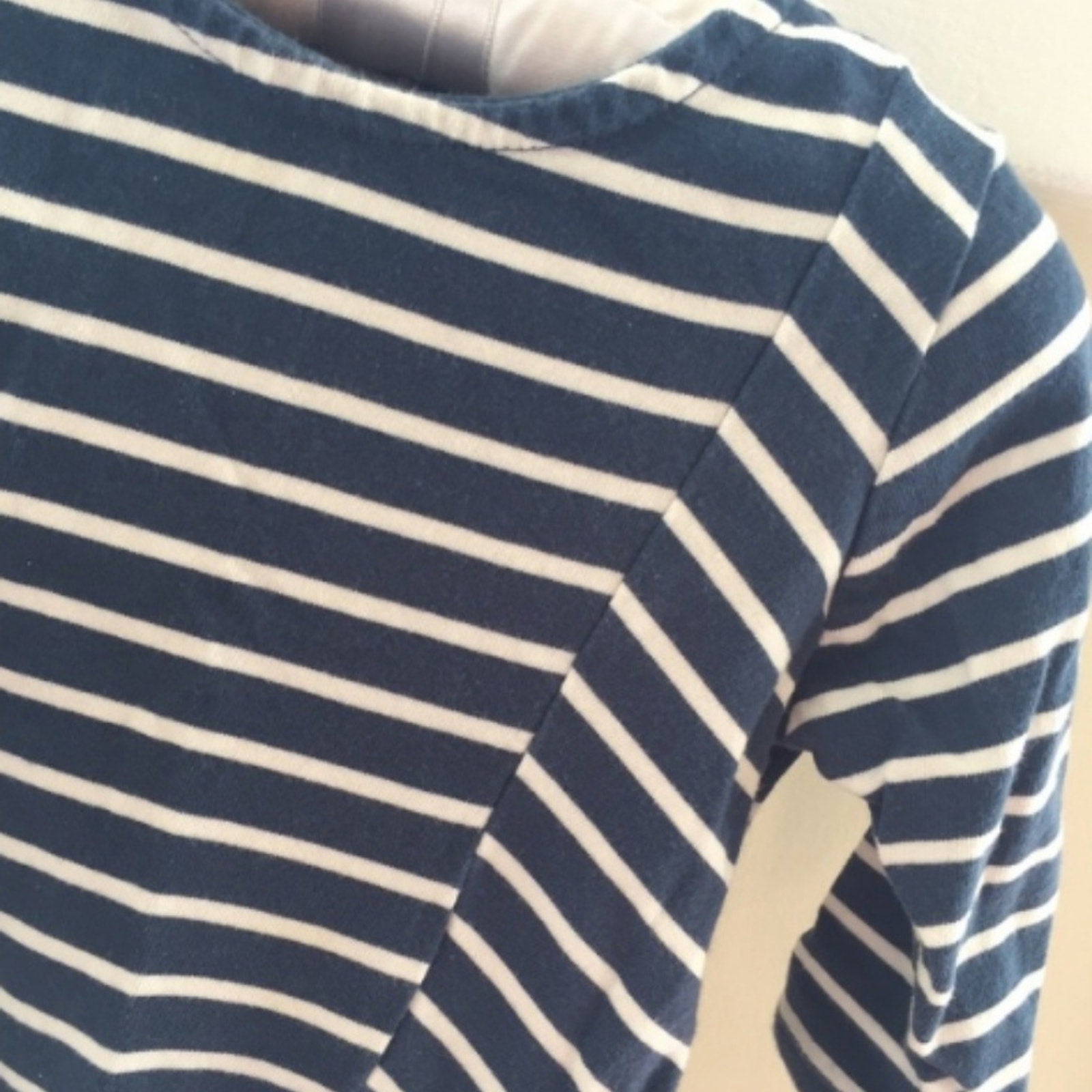 Baby Gap Blue & White Striped 3/4 Sleeve Dress 2T