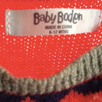 Load image into Gallery viewer, Baby Boden Fair Isle Red Knit Sweater Dress 6-12 Months
