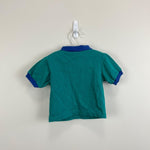 Load image into Gallery viewer, Vintage Jet Set Teal Green Polo Shirt 24 Months
