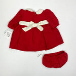 Load image into Gallery viewer, Kitestrings Baby Red Holiday Dress 3 Months NWT
