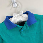 Load image into Gallery viewer, Vintage Jet Set Teal Green Polo Shirt 24 Months
