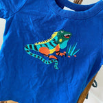 Load image into Gallery viewer, Hanna Andersson Boys Blue Lizard Tee 90 cm 3T
