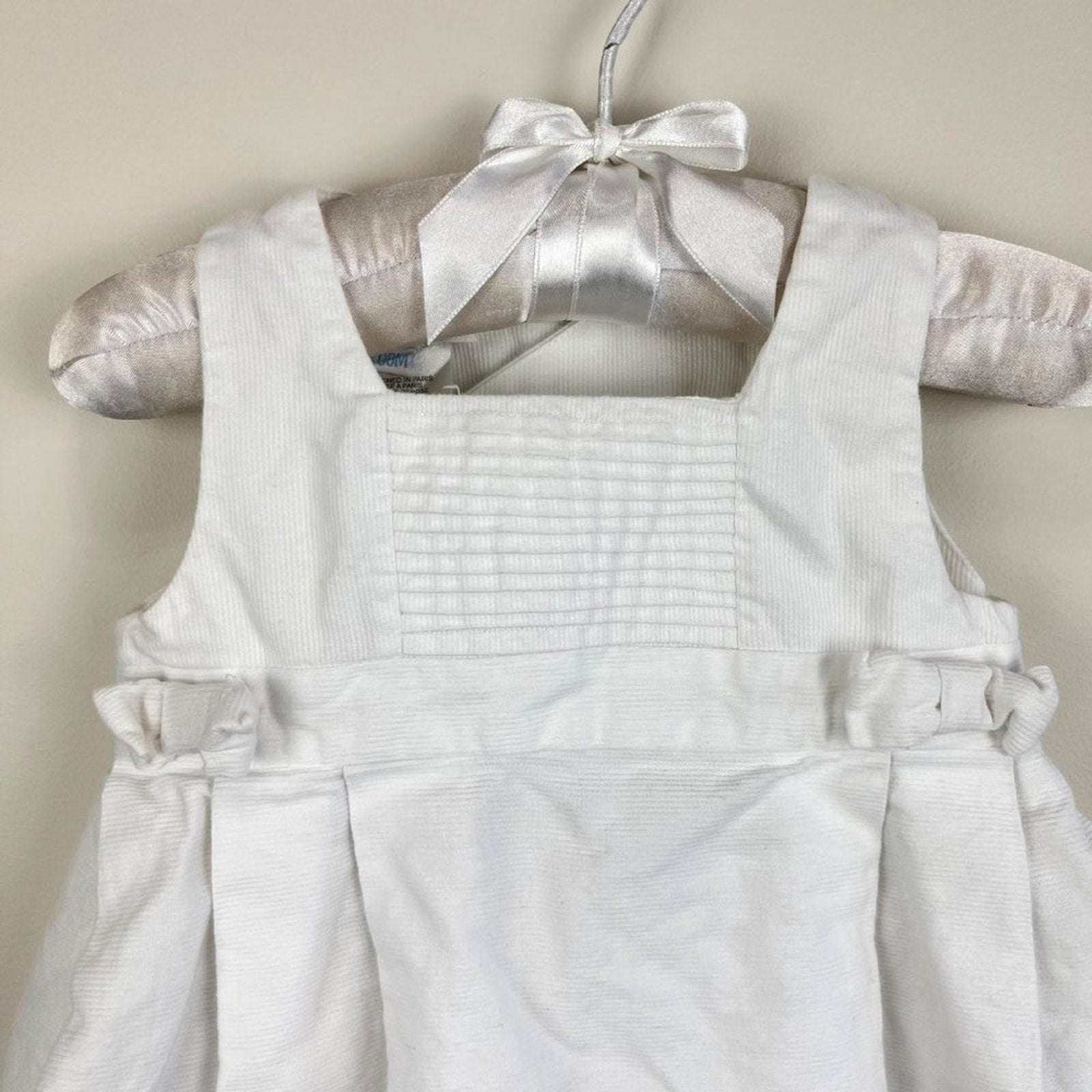 Jacadi Paris Sleeveless White Dress 6 Months