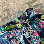 Load image into Gallery viewer, Lilly Pulitzer Girls Karla Skort Bright Navy Sway This Way L 8-10
