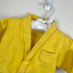 Load image into Gallery viewer, Vintage The Place Yellow Sweatshirt Cardigan 6-12 Months
