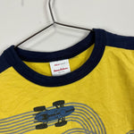 Load image into Gallery viewer, Hanna Andersson Boys Yellow Race Car Tee 120 cm (6-7)
