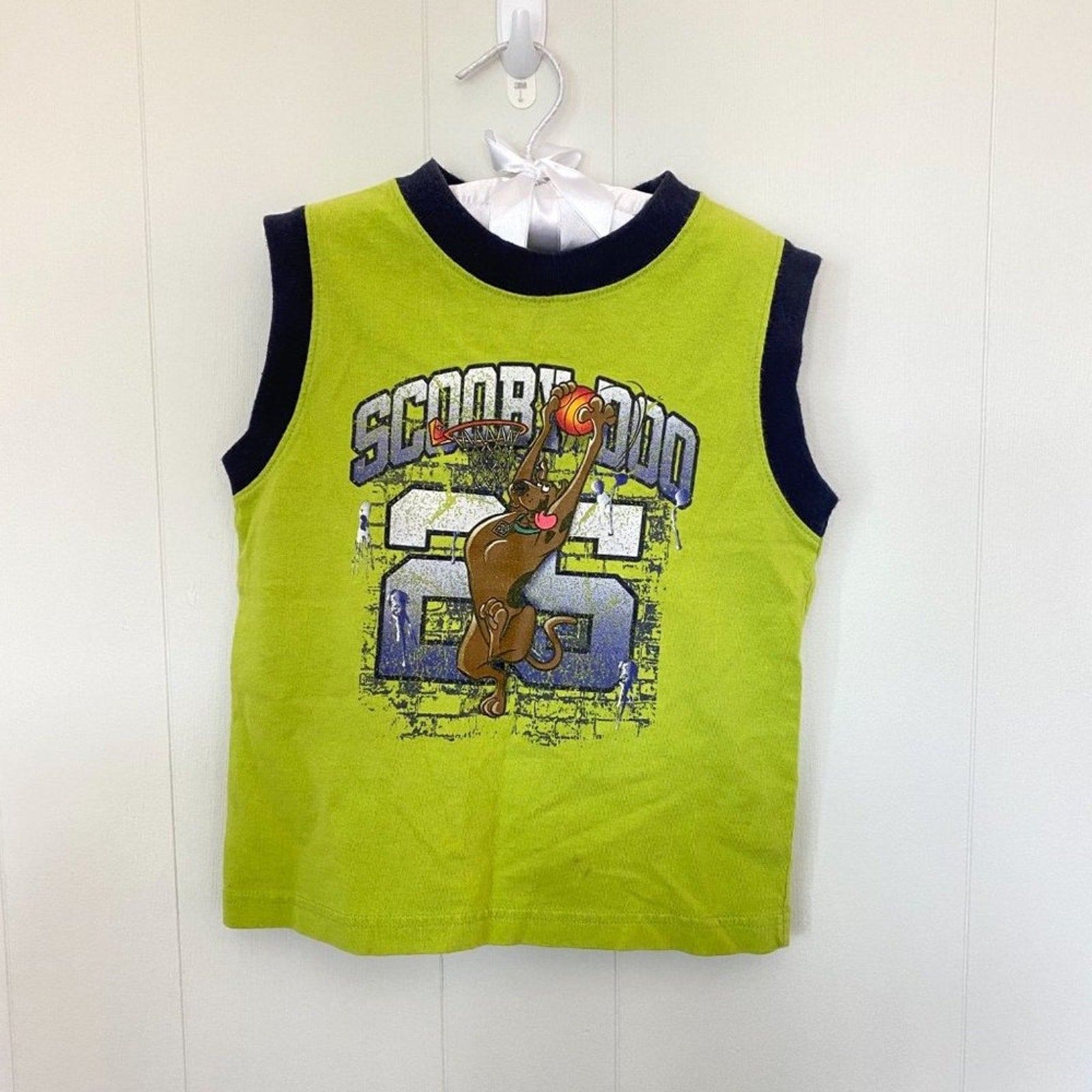 Vintage Y2K Scooby Doo Basketball Tank Top 5T