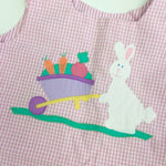 Load image into Gallery viewer, Mulberry Street Reversible Pink Bunny Flower Dress 5T
