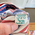 Load image into Gallery viewer, Vintage Buster Brown Red, White, and Blue Skort 2T
