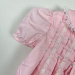 Load image into Gallery viewer, Vintage Polly Flinders Pink Pleated Dress 9 Months
