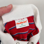 Load image into Gallery viewer, Vintage Healthtex Red Striped Polo Shirt 2T USA
