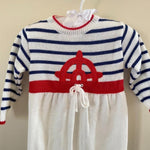 Load image into Gallery viewer, Vintage Carriage Boutiques Nautical Knit One Piece
