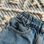 Load image into Gallery viewer, Vintage Levi's 566 Loose Fit Cut Off BLue Jean Shorts Toddler Girl 4T
