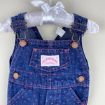 Load image into Gallery viewer, Vintage Healthtex Floral Denim Overalls 3 Months
