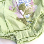 Load image into Gallery viewer, Janie &amp; Jack Soft Green Linen Bubble Romper 6 Months
