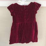 Load image into Gallery viewer, DKNY Crushed Velvet Ruffle Party Dress 12 Months
